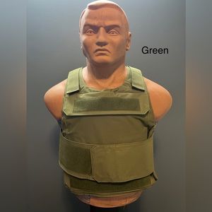 Green bulletproof vest body armour - Thin / low profile
